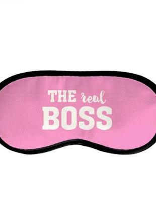 Маска для сна real boss