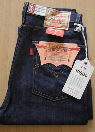 Джинсы levis 701 30/30 vintage 1950 made in japan селёж talon