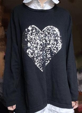 Свитер с рубашкой