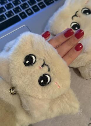 Рукавички жіночі котики