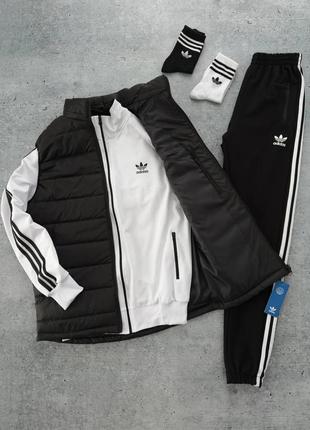 Набір adidas: жилет-кофта-штани-шкарпетки 2 пари