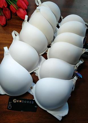 Бюстгальтер бесшовный новый с двухсторонним пуш-ап censored, 75с