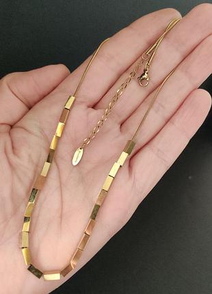 Кольє золота цегла blueberry ланцюжок