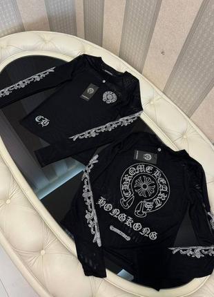 Розкішний лонг chrome hearts