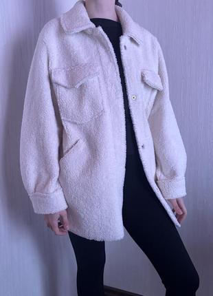 Жіноче пальто f&f тедді )