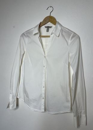 Блузка белая h&amp;m 3