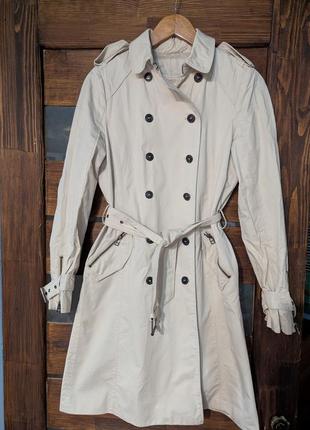 Бежевий тренч zara