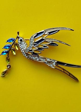 Брошь птица украинская, патриотическая символика
