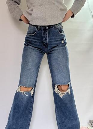 Широкие женские джинсы бэгги, baggy jeans shein ⚡️