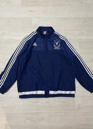 Куртка вітровка спортивна футбольна adidas чоловіча