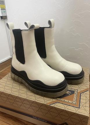 Ботинки шкіряні