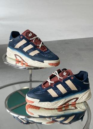 👟 кросівки  adidas niteball blue beige / наложка bs👟