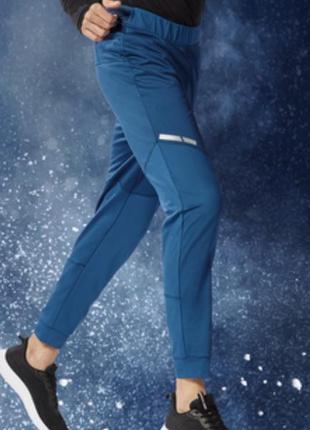 Спортивные штаны джоггеры softshell / софтшелл для мужчины crivit 424562 xl синий