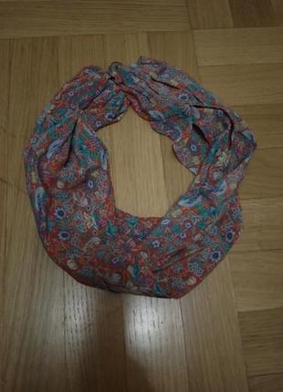 Hemley шарф шелковый,100% шелк,снуд