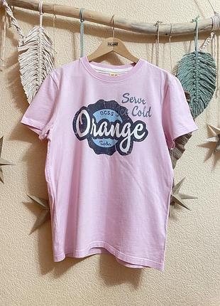 Рожева футболка boss orange hugo boss