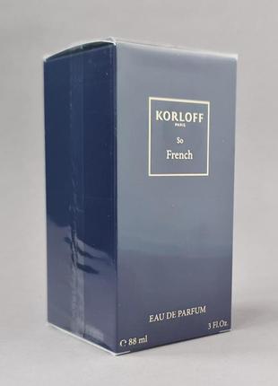 Korloff paris so french 88 мл для мужчин (оригинал)