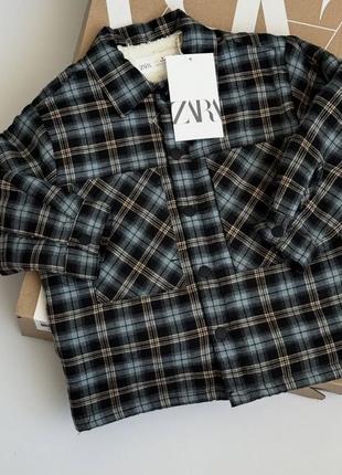 Сорочка зара,тепла сорочка,сорочка zara