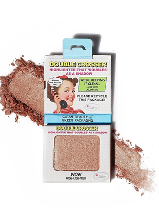 Хайлайтер thebalm double crosser wow highlighter enlumineur, 3g