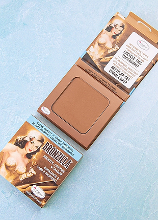 Бронзер для лица thebalm bronzilla bronzer, contour & shadow