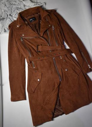 Плащ-косуха под замш khujo s