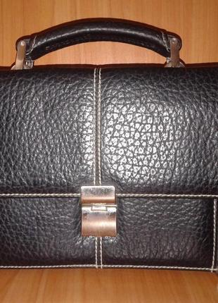 Барсетка сумка eminsa leather accesories кожа