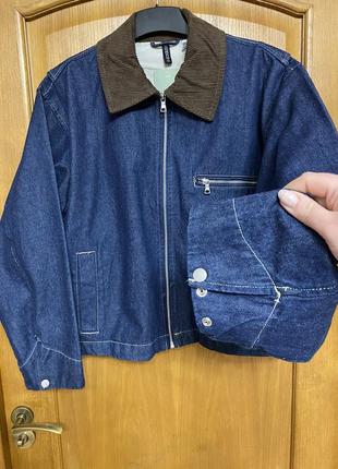 Новая шикарная модная джинсовая куртка рабочего 50-52 р