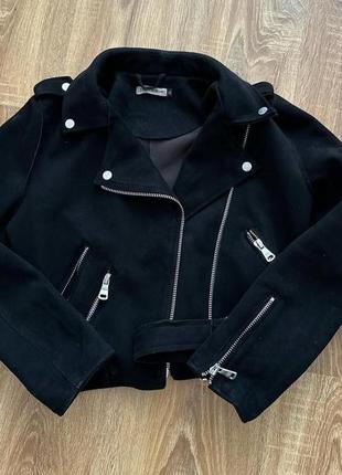 Замшева косуха