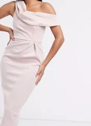 Асимметричное платье футляр asos disign