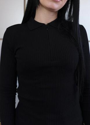 Лонгслів zara в рубчик новий 4