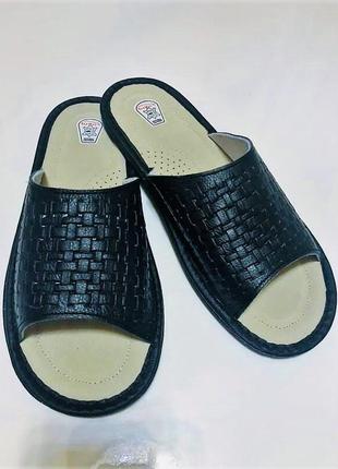 Капці шкіра8 фото