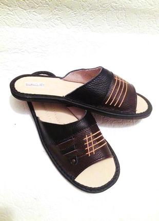 Капці шкіра9 фото