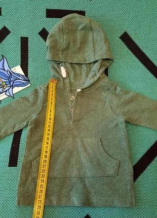 H&amp;m худи длинная для новорожденных