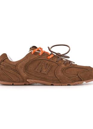 Чоловічі кросівки new balance x miu miu 530 dark cinnamon v / smb
