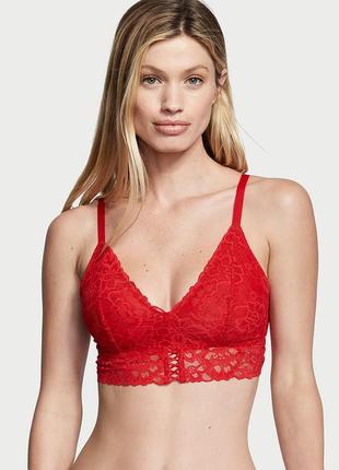 14-16(l), primark, ажурный сексуальный красный тюлевый бюстгальтер бралетт, топ, новый