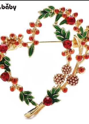 Wuli&baby брошка серце ❤️