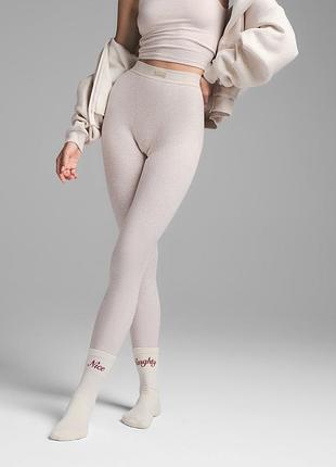 Женские лосины леггинсы skims cotton rib