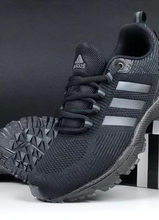 Р.41-45 кроссовки adidas marathon tr черные ks 12476