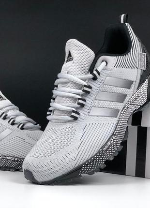 Р.41-45 кроссовки adidas marathon tr серые ks 12477