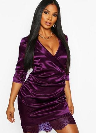 Boohoo. товар из англии. потрясающее платье в модном оформлении.