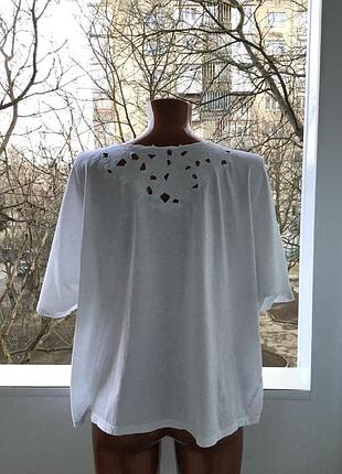 Белая футболка блуза от hemisphere