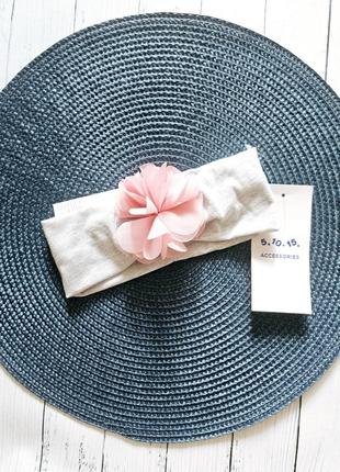 Пов'язка на голову для дівчинки, one size, бавовняна повязка, польща