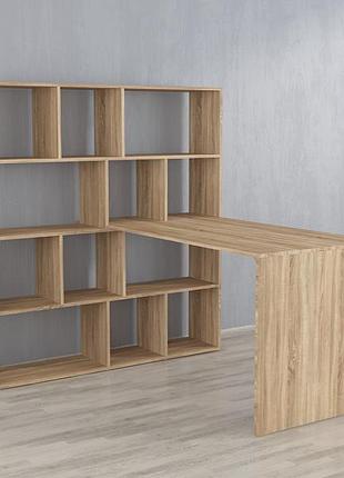 Стіл комп’ютерний з стелажем (а-82)