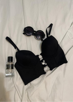 Топ с бусинами