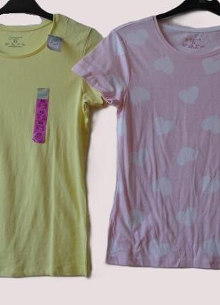 Набір 2 шт. базові піжамні футболки хс primark