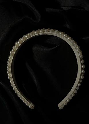 Обруч с жемчужинами