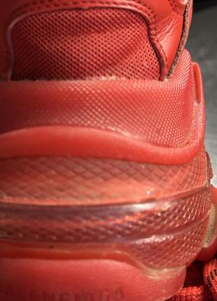 Кроссовки balenciaga triple s red2 фото