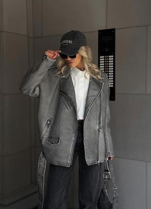 Куртка из эко-кож. косуха