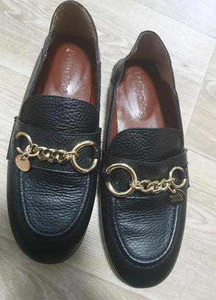 Туфли лоферы кожаные see by chloé р.37