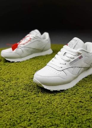 Мужское кроссовки reebok белое кожаное демисезоновое кроссовки рыбок мужские кроссовки reebok
