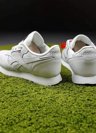 Мужское кроссовки reebok белое кожаное демисезоновое кроссовки рыбок мужские кроссовки reebok3 фото